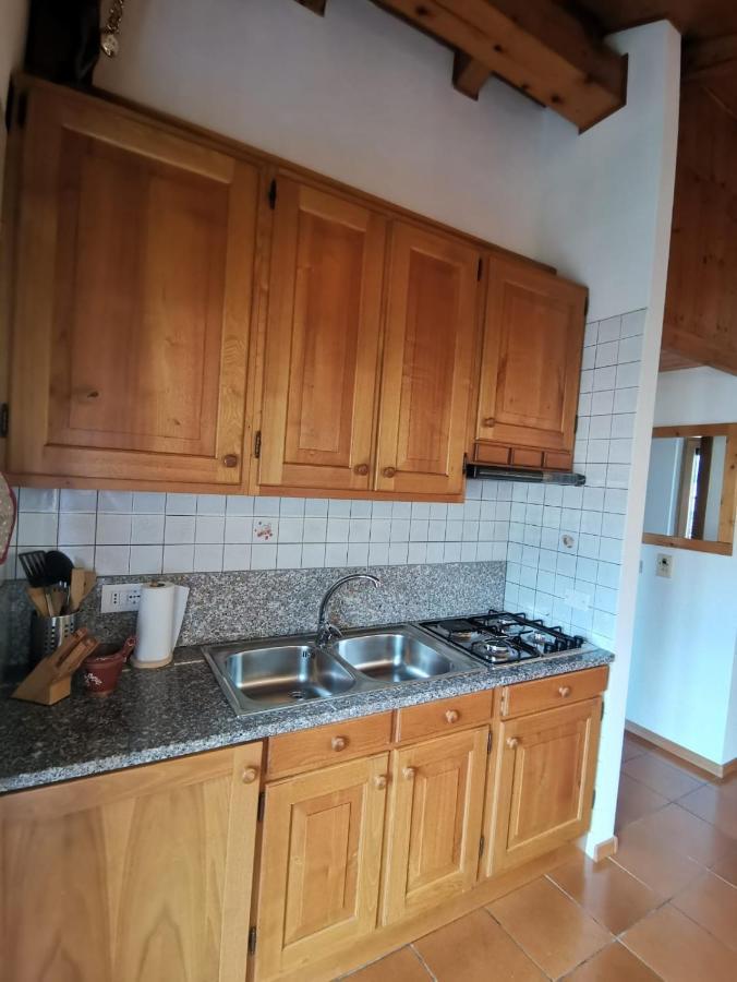 Апартаменты Mansarda A Carciato, Trilocale In Montagna Димаро Экстерьер фото